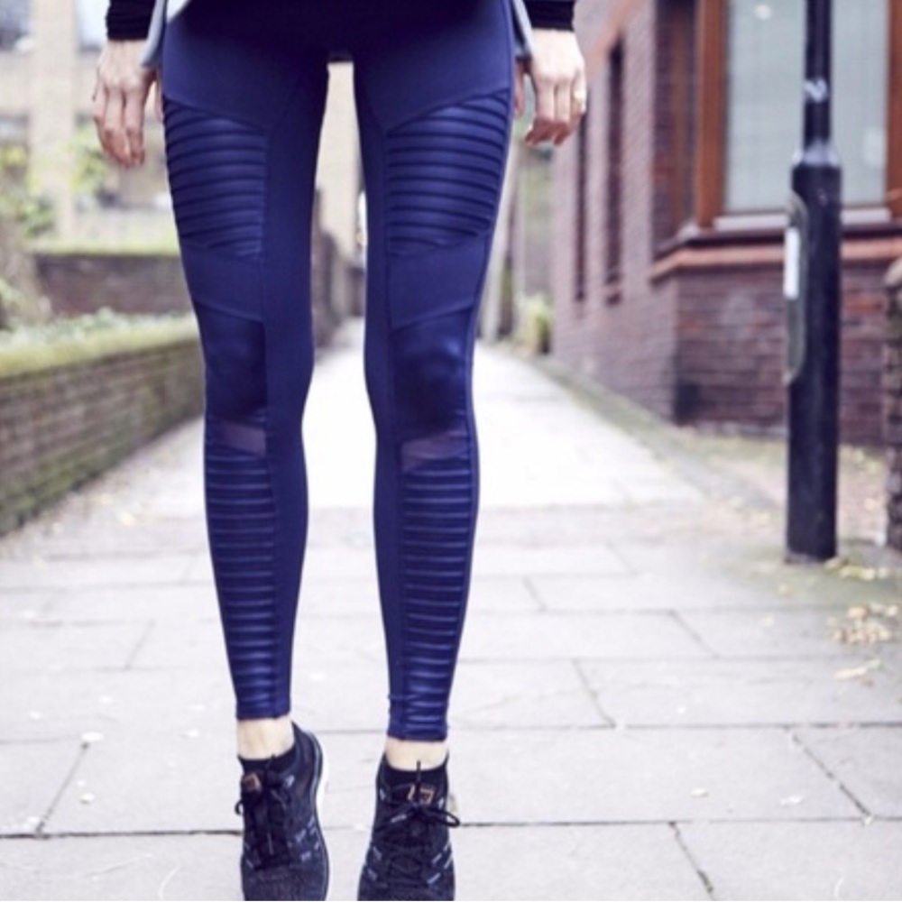 Alo high waist moto leggings